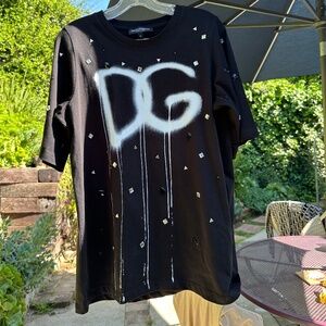 DOLCE & GABBANA spray paint motif T-Shirt
